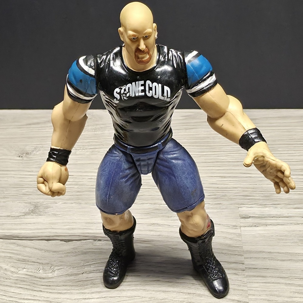 Vintage 1998 WWF Stone Cold Steve Austin‎ - Jakks Pacific 6" Wrestling Action... - Picture 2 of 10
